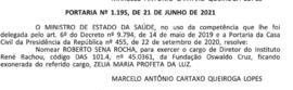 DOU - Nomeação Roberto Sena Rocha - Diretor IRR 2021