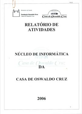 Relatório de atividades do Núcleo de Informática da COC (2006)