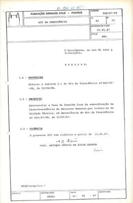 ato da presidência 68